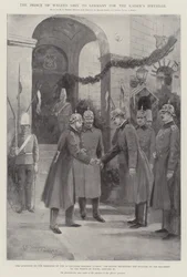 Der Besuch des Prinzen von Wales in Deutschland zum Geburtstag des Kaisers